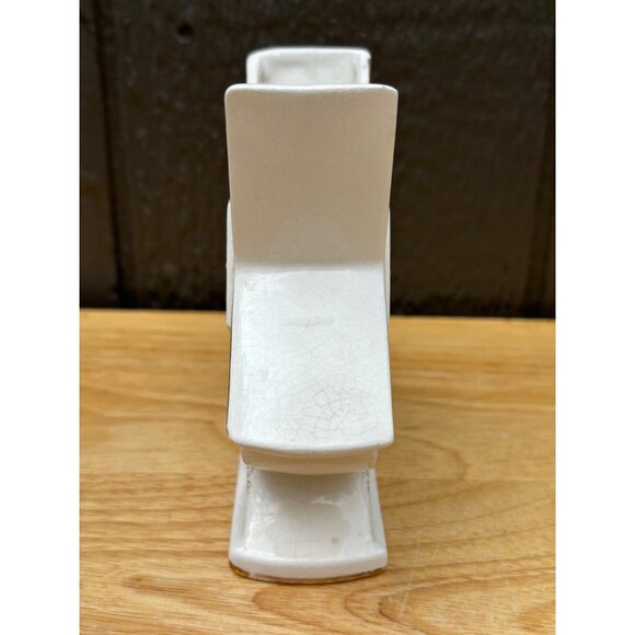 Order of the Eastern Star OES Ceramic Vase Planter Free Mason Vintage 5.5" - Picture 6 of 9